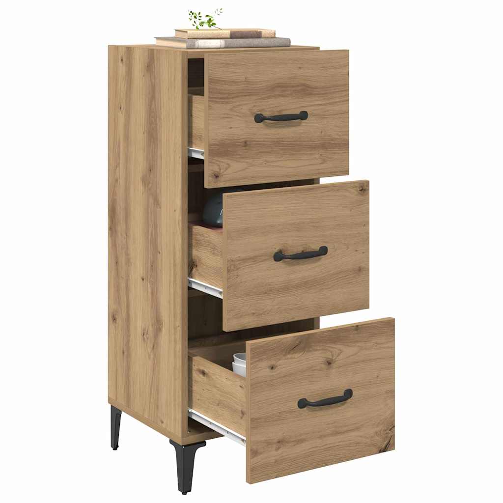 vidaXL Sideboard Artisan Oak 34.5 x 34 x 90 cm Engineered Wood