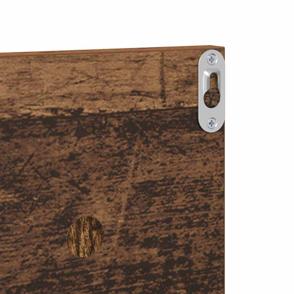 vidaXL Wall Shelves 4 pcs Old Wood 80 x 11.5 x 18 cm Engineered Wood