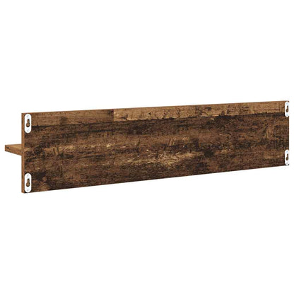 vidaXL Wall Shelves 4 pcs Old Wood 80 x 11.5 x 18 cm Engineered Wood