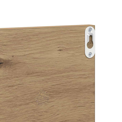 vidaXL Wall Shelves with Shelf 4 pcs Artisan Oak 80 x 11.5 x 18 cm