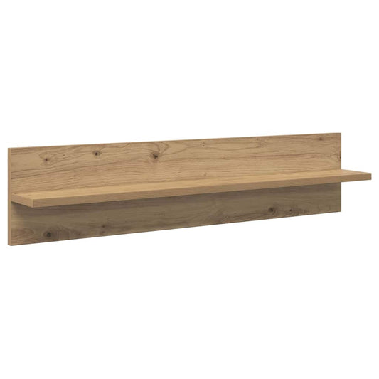 vidaXL Wall Shelves with Shelf 4 pcs Artisan Oak 80 x 11.5 x 18 cm