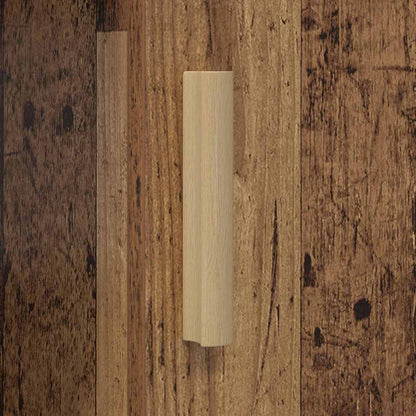 vidaXL Desk with Shelf Old Wood 140 x 50 x 75 cm Engineered Wood