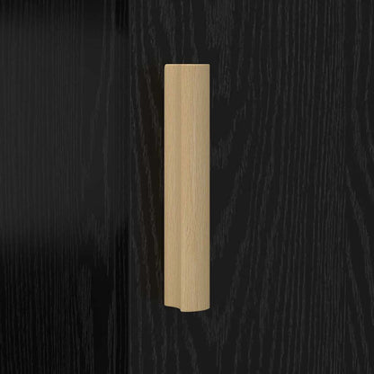 vidaXL Desk Black Oak Engineered Wood 140 x 50 x 75 cm