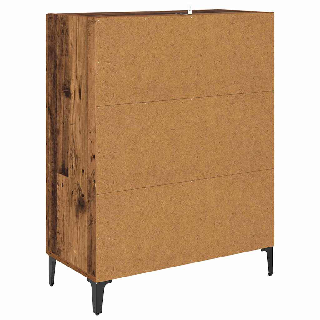 vidaXL Sideboard Old Wood 69.5 x 34 x 90 cm Engineered Wood
