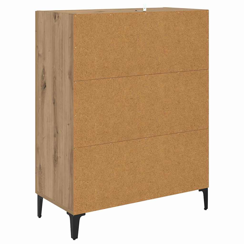 vidaXL Sideboard Artisan Oak 69.5 x 34 x 90 cm Engineered Wood