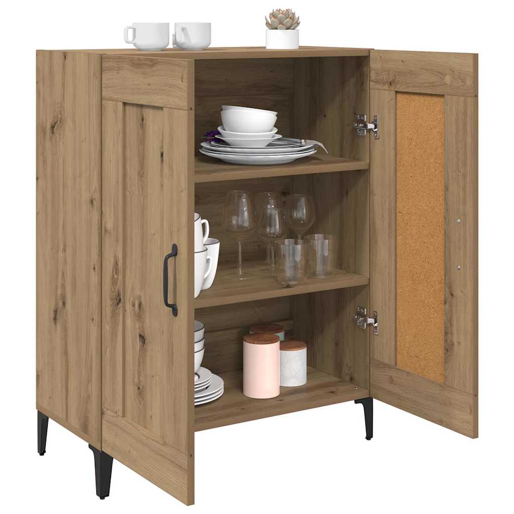 vidaXL Sideboard Artisan Oak 69.5 x 34 x 90 cm Engineered Wood