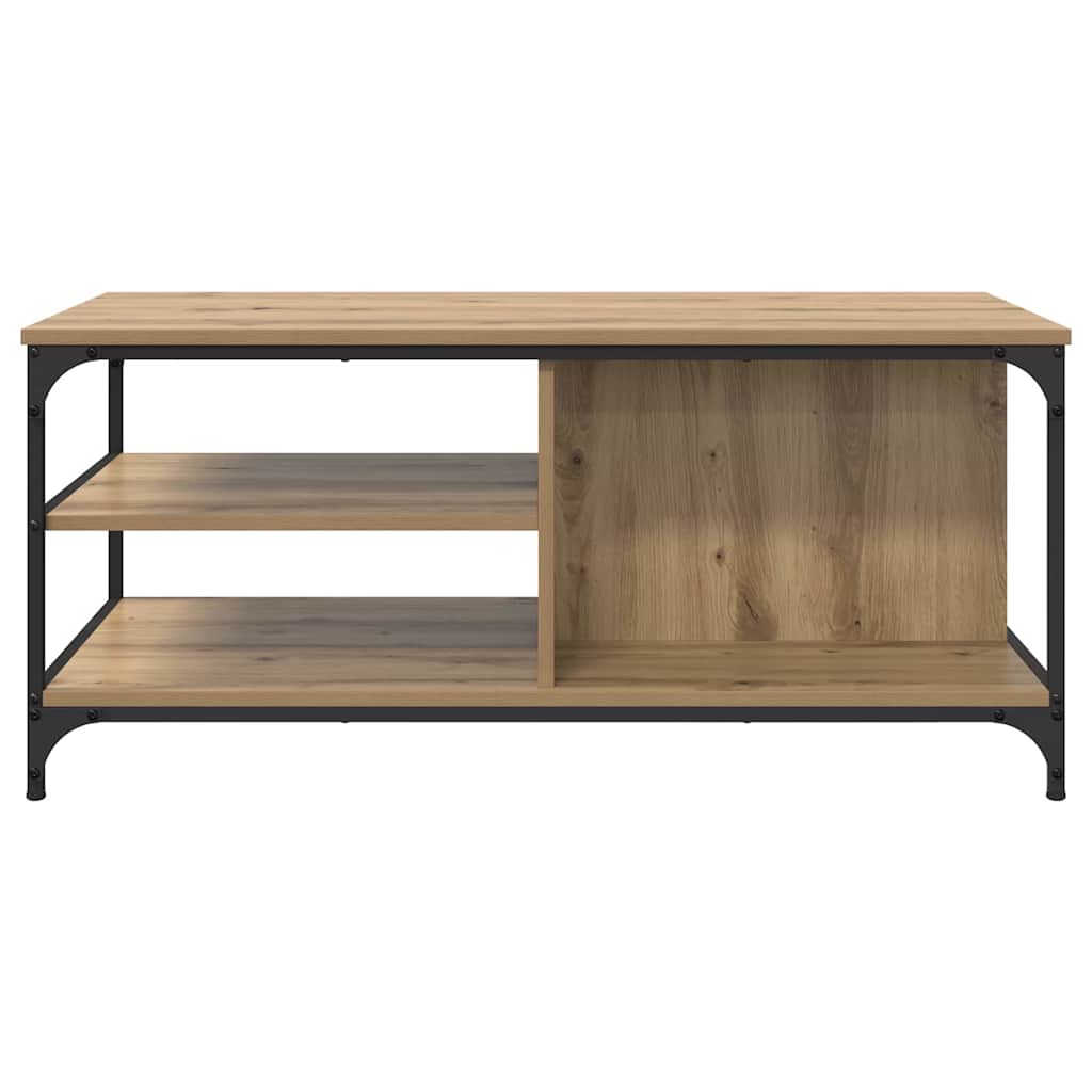 vidaXL Coffee Table Artisan Oak 100 x 50 x 45 cm Engineered Wood