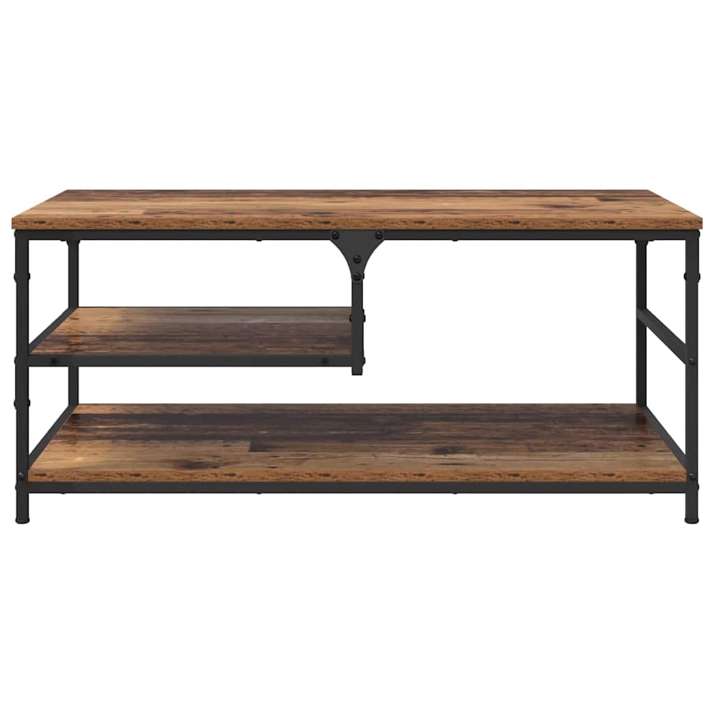 vidaXL Coffee Table Old Wood 90 x 49 x 40 cm Engineered Wood