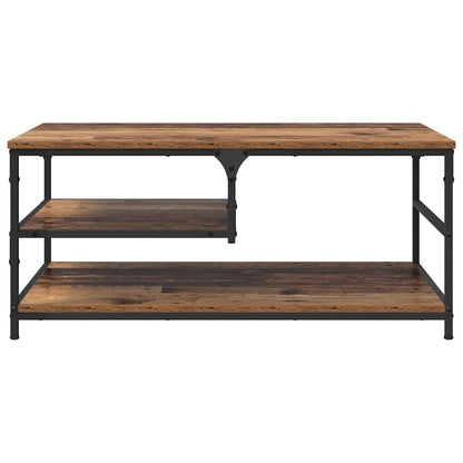 vidaXL Coffee Table Old Wood 90 x 49 x 40 cm Engineered Wood