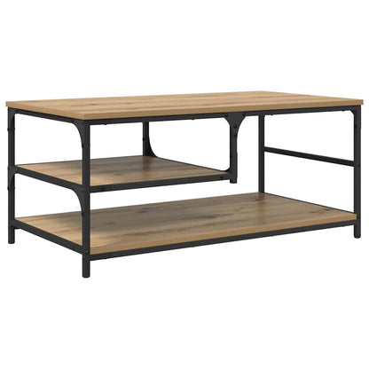 vidaXL Coffee Table Artisan Oak 90 x 49 x 40 cm Engineered Wood