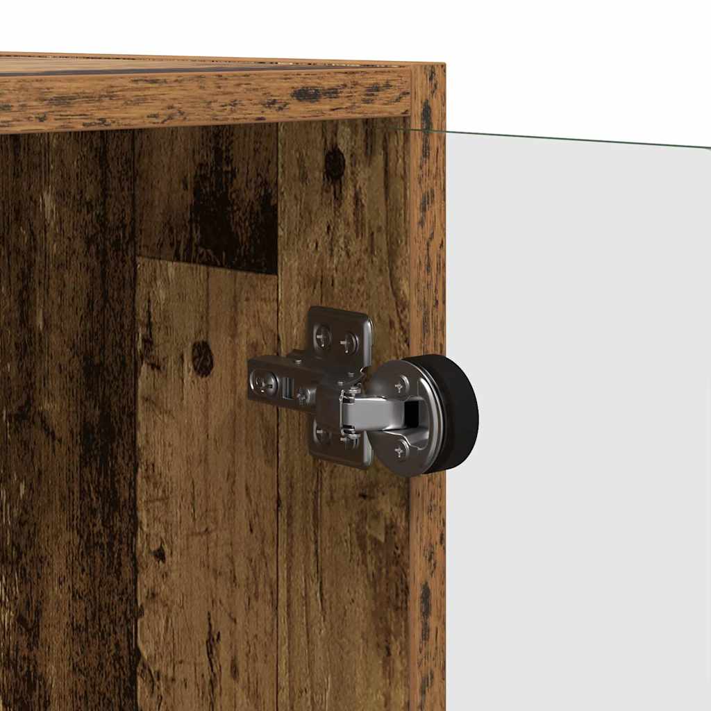 vidaXL Side Cabinet Old Wood 68 x 37 x 75.5 cm Engineered Wood