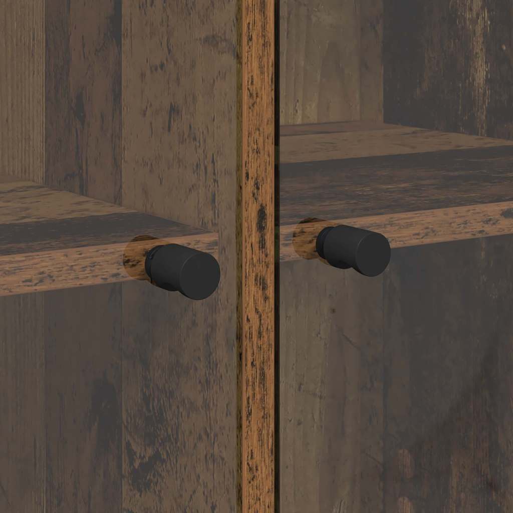 vidaXL Side Cabinet Old Wood 68 x 37 x 75.5 cm Engineered Wood