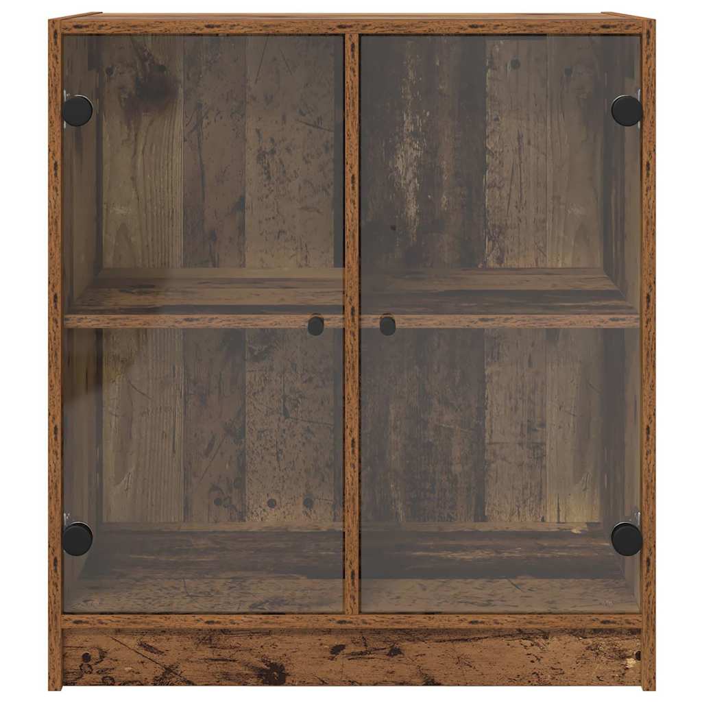 vidaXL Side Cabinet Old Wood 68 x 37 x 75.5 cm Engineered Wood