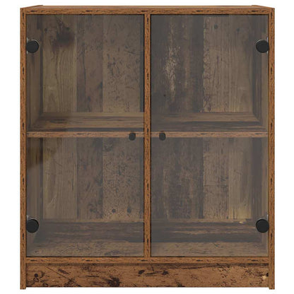 vidaXL Side Cabinet Old Wood 68 x 37 x 75.5 cm Engineered Wood