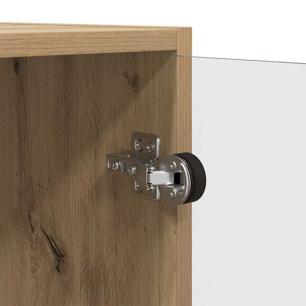 vidaXL Side Cabinet Artisan Oak 68 x 37 x 75.5 cm Engineered Wood