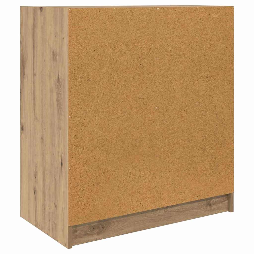 vidaXL Side Cabinet Artisan Oak 68 x 37 x 75.5 cm Engineered Wood