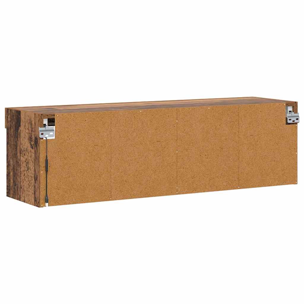 vidaXL TV Cabinet Set Old Wood 100 x 30 x 30 cm Engineered Wood