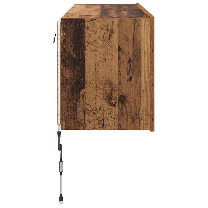 vidaXL TV Wall Cabinet Old Wood 100 x 35 x 41 cm Engineered Wood