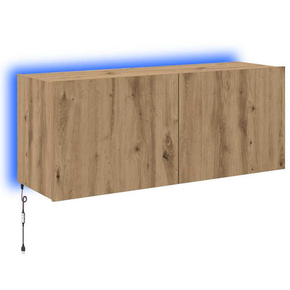 vidaXL TV Wall Cabinet Artisan Oak Engineered Wood