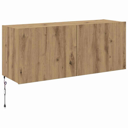 vidaXL TV Wall Cabinet Artisan Oak Engineered Wood