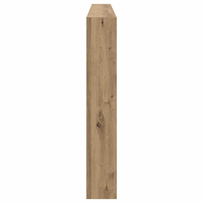 vidaXL Headboard Artisan Oak 200 x 17 x 102 cm Engineered Wood