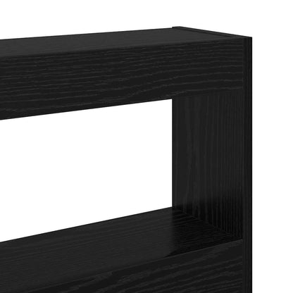 vidaXL Headboard Black Oak Engineered Wood