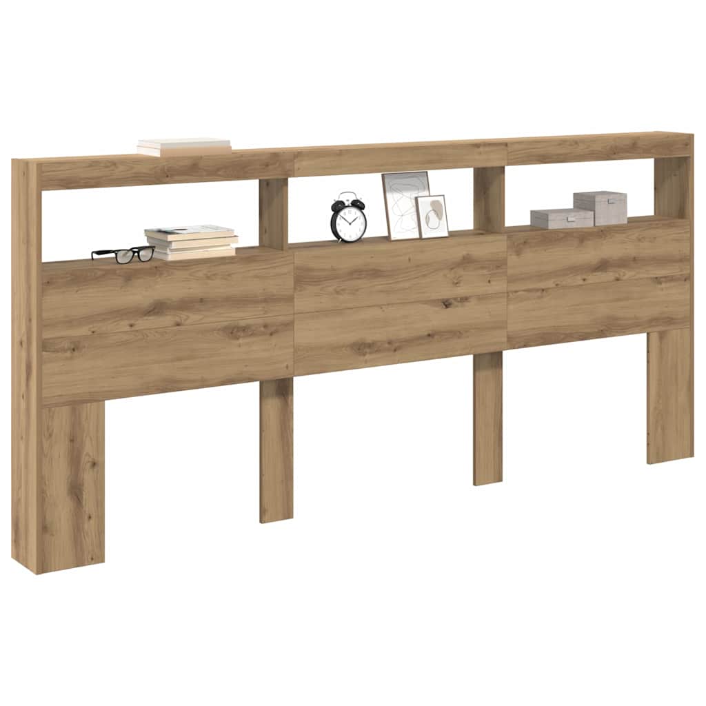 vidaXL Headboard Artisan Oak Engineered Wood