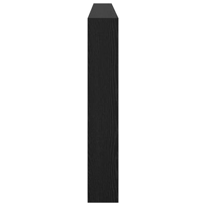 vidaXL Headboard Black Oak 220 x 17 x 102 cm Engineered Wood