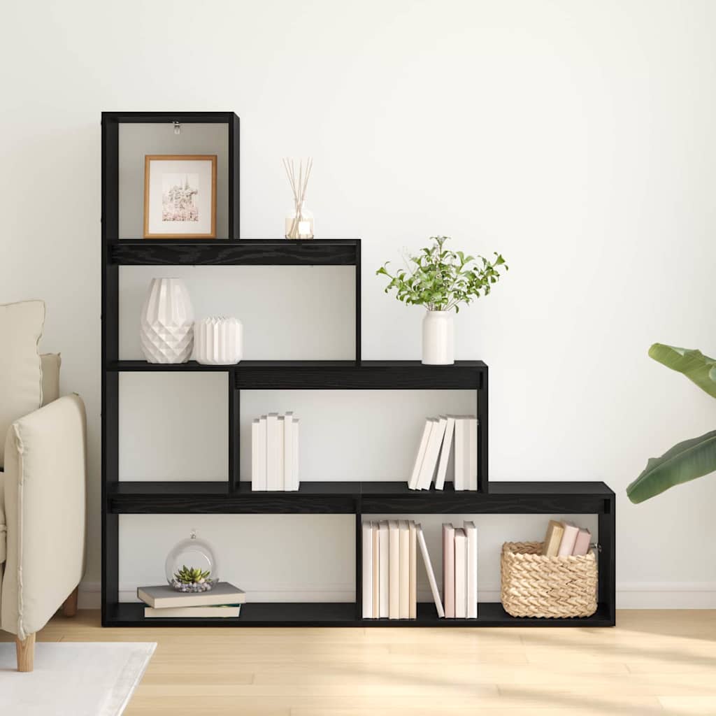vidaXL Room Divider Bookcase 143.5 x 29 x 143.5 cm Engineered Wood