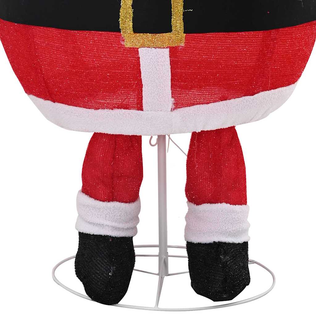 vidaXL Christmas Santa Claus Warm White 100 x 180 cm Fabric