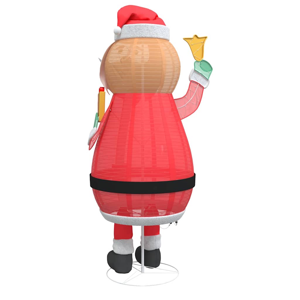 vidaXL Christmas Santa Claus Warm White 100 x 180 cm Fabric