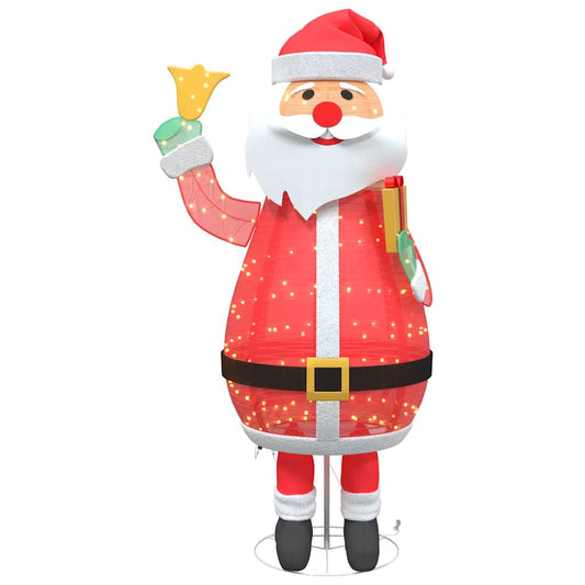 vidaXL Christmas Santa Claus Warm White 100 x 180 cm Fabric