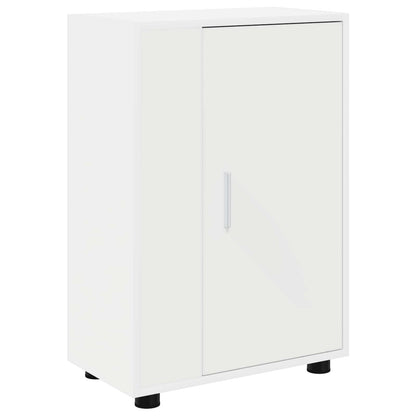 vidaXL TV Cabinet Set Wall-mounted 4 pcs White Engineered wood