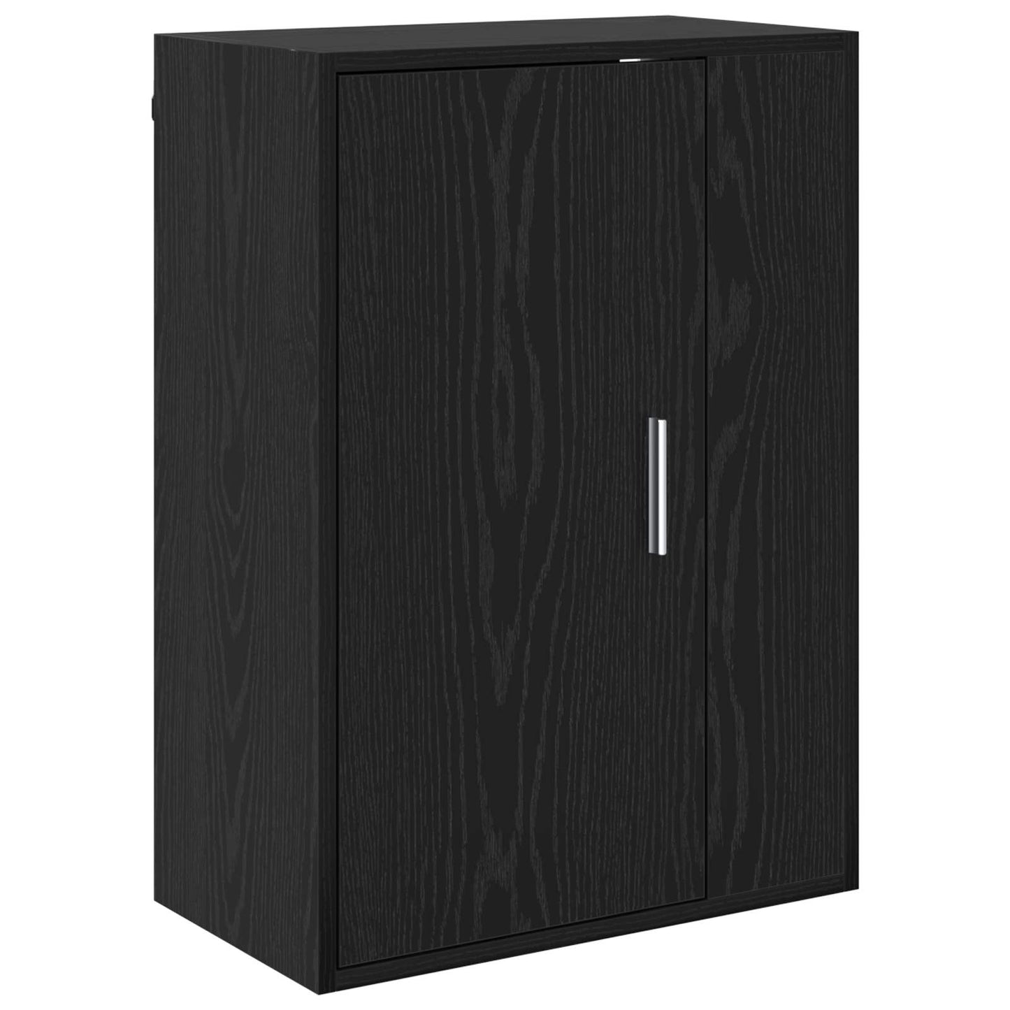 vidaXL TV Cabinet Set Wall-mounted 4 pcs Black Oak Engineered wood