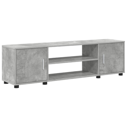 vidaXL TV Cabinet Set Wall-mounted 4 pcs Concrete Grey Engineered wood