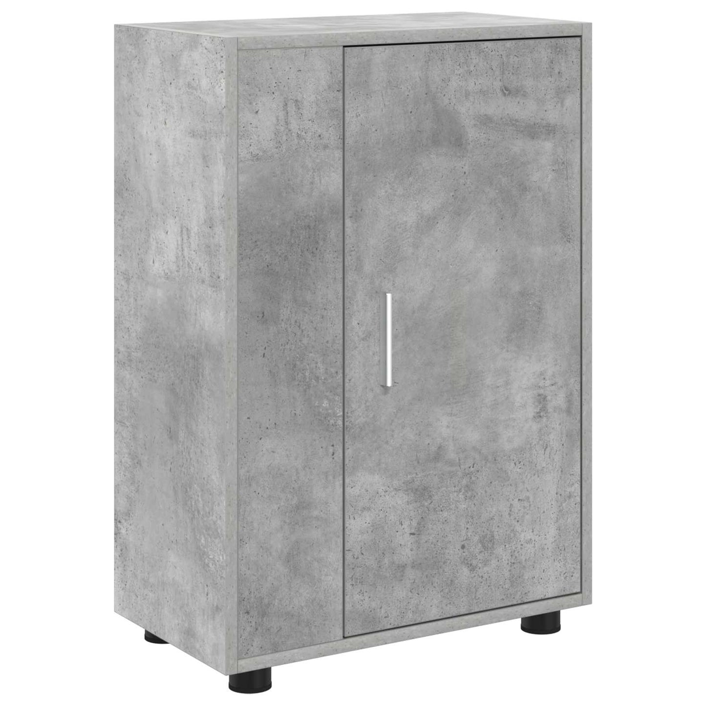 vidaXL TV Cabinet Set Wall-mounted 4 pcs Concrete Grey Engineered wood