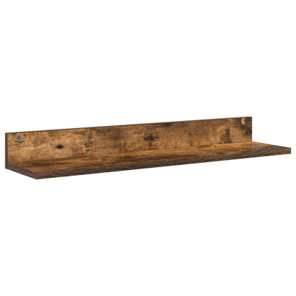 vidaXL TV Cabinet Set Wall-mounted 4 pcs Somoked Oak Engineered wood