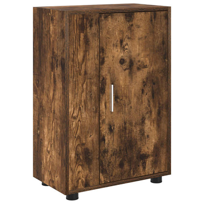 vidaXL TV Cabinet Set Wall-mounted 4 pcs Somoked Oak Engineered wood
