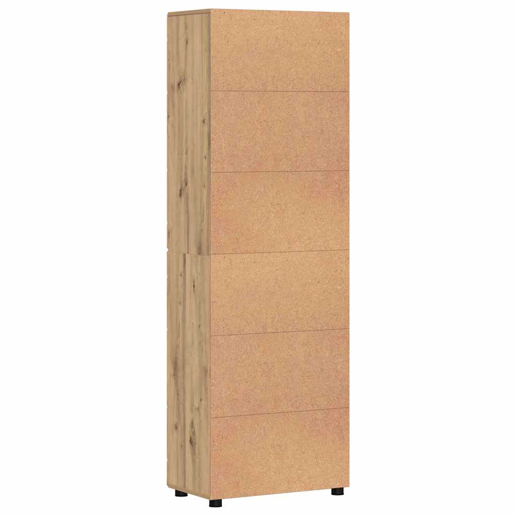 vidaXL Highboard FLORIN 60 x 35 x 182 cm Artisan Oak Engineered Wood
