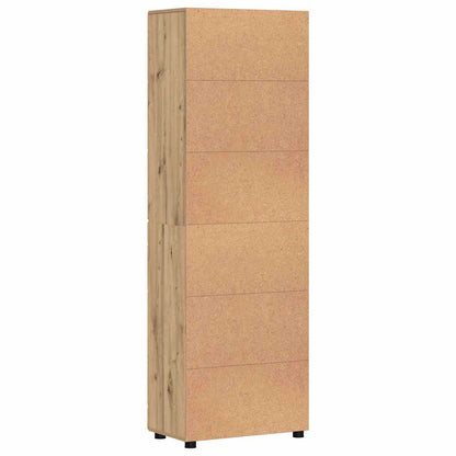 vidaXL Highboard FLORIN 60 x 35 x 182 cm Artisan Oak Engineered Wood
