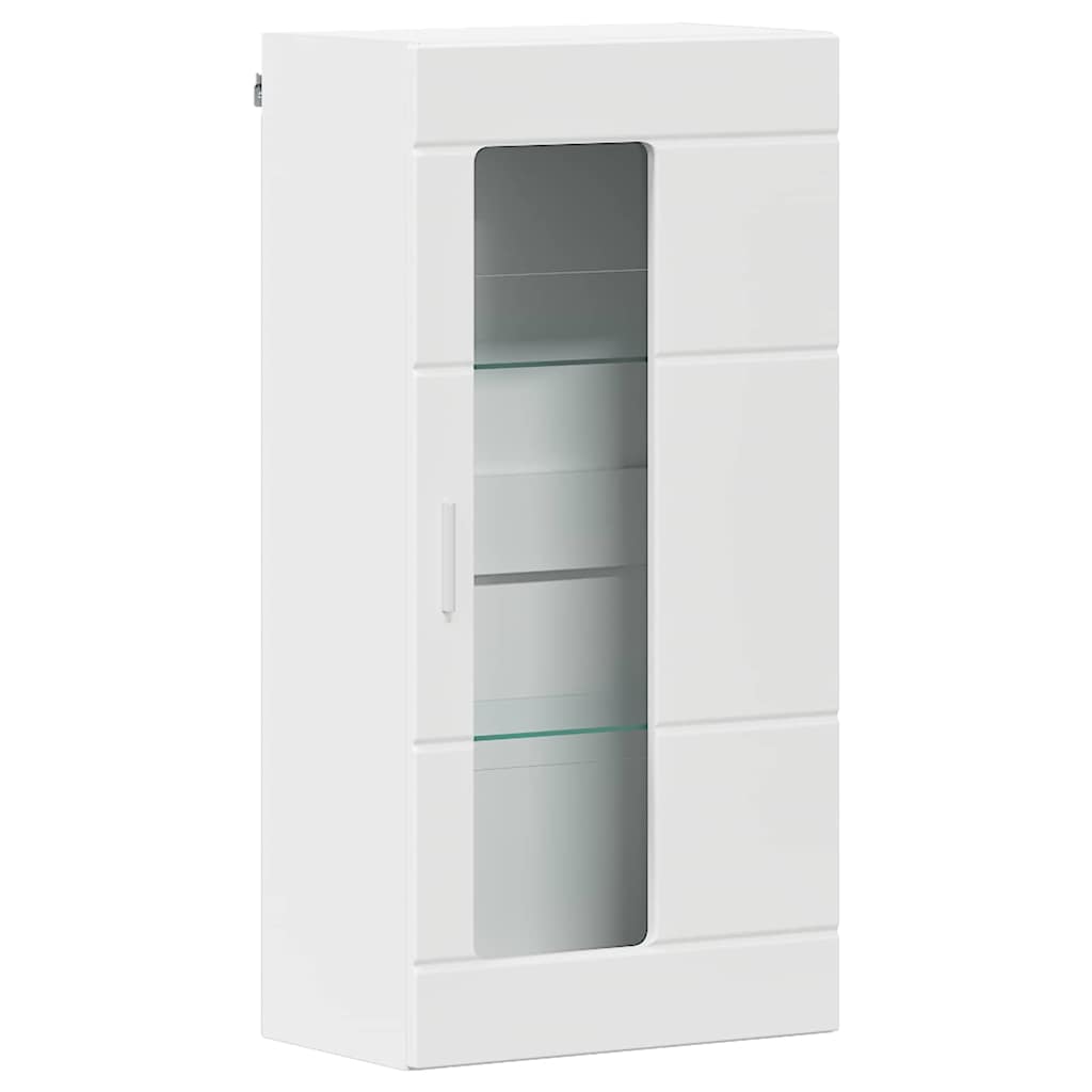 vidaXL TV Cabinet Set with Drawer FLORIN 3 pcs White Engineered Wood
