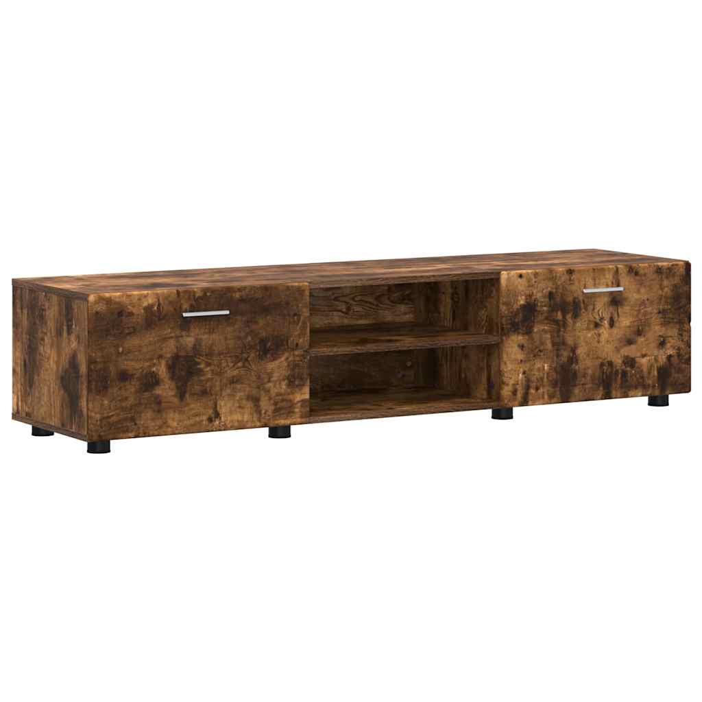 vidaXL TV Cabinet Set FLORIN 3 pcs Smoked Oak Engineered Wood