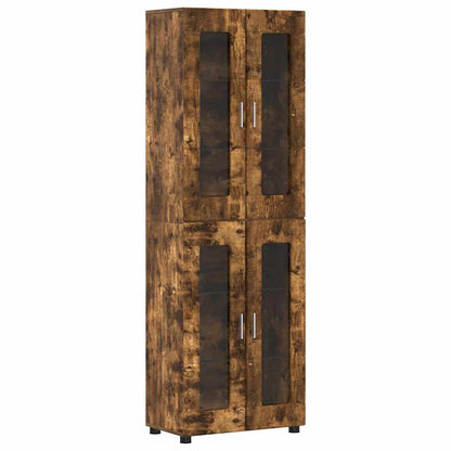 vidaXL TV Cabinet Set FLORIN 3 pcs Smoked Oak Engineered Wood