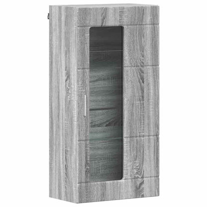 vidaXL TV Cabinet Set FLORIN 3 pcs Grey Sonoma Engineered Wood