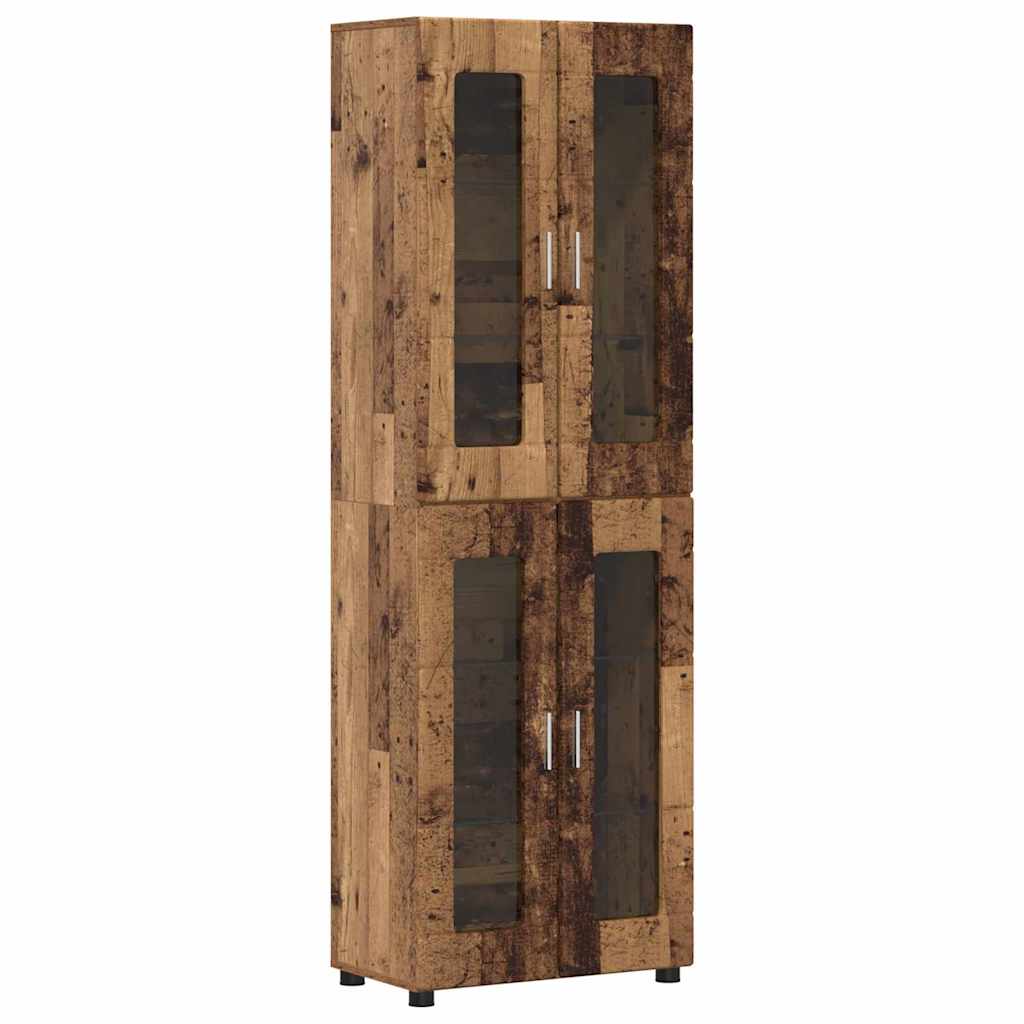 vidaXL TV Cabinet Set FLORIN 3 pcs Old Wood Engineered Wood
