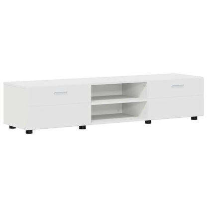 vidaXL TV Cabinet Set with Drawer FLORIN 3 pcs White Engineered Wood