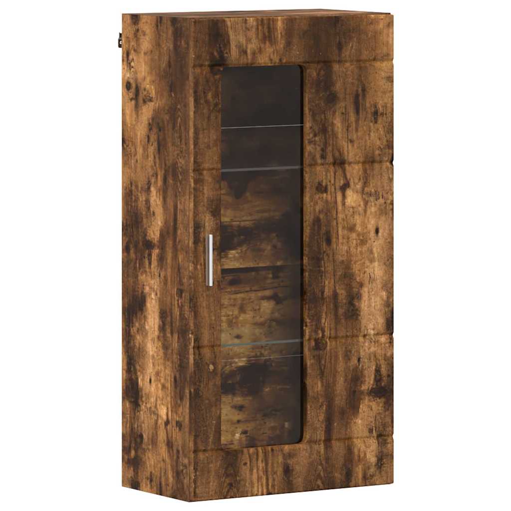 vidaXL TV Cabinet Set FLORIN 3 pcs Smoked Oak Engineered Wood