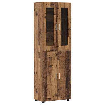 vidaXL TV Cabinet Set FLORIN 3 pcs Old Wood Engineered Wood