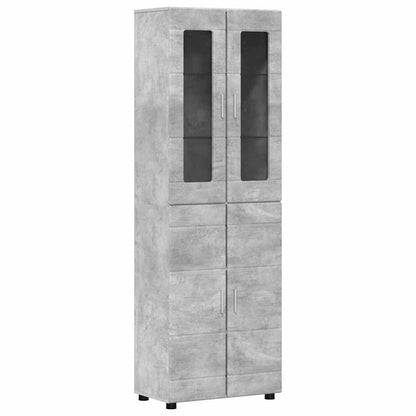 vidaXL TV Cabinet Set FLORIN 3 pcs Concrete Grey Engineered Wood