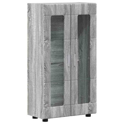 vidaXL TV Cabinet Set FLORIN 3 pcs Grey Sonoma Engineered Wood